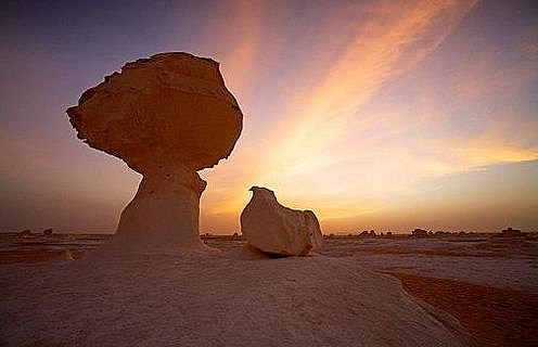 tramonto Deserto Bianco Egitto 